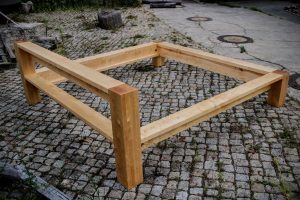 Bett aus Massivholz Birke Dresden Tischlerei Möbel aus Holz Ehe-Doppelbett