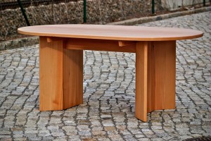 Esstisch oval Massivholz Möbel Dresden