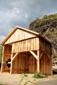Gartenlaube Geräte Fahrrad Schuppen Holzhaus Spielplatzbau Tischlerei Dresden 3HfA Schloss Moritzburg