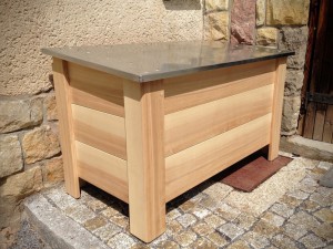 Gartenmöbel Auflagen Truhe für Kissen Tischlerei Dresden