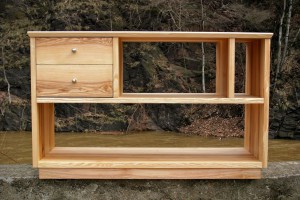 HiFi-Möbel Regal Sideboard Massivholzmöbel Dresden Rack für Stereoanlage