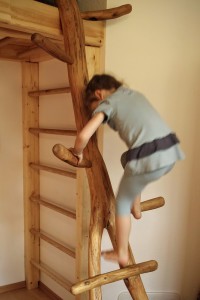 Aufstieg Massivholz Hochbett Etagenbett Kinder Spiel Zimmer Möbel Tischlerei Dresden Stockbett Schlafzimmer