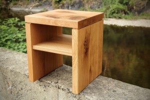 Holzhocker Couchtisch Blumenbank Massivholz Möbel Tischlerei Dresden Nachttisch