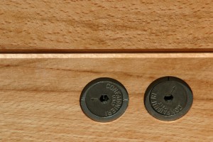 Zerlegbares Bett Verbinder Holzmuster Kernbuche Tischlerei Dresden