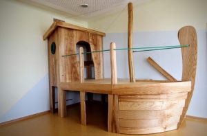 Spielschiff Kindergarten Möbel Indoor-Spielgeräte für Kinder Arche Noah Kirche Gemeinde Spielplatz