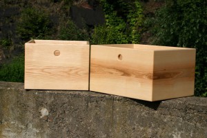 Kindergartenmöbel Esche Massivholz Spielkiste Tischlerei Dresden