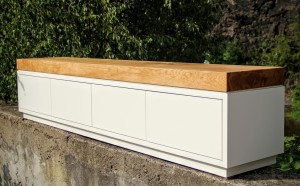 HiFi TV Möbel für Stereoanlage Büromöbel Ladenbau Sideboard Lowboard Eiche Lack Massivholz Tischlerei Dresden