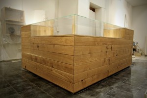 Massivholzmöbel Ladenbau Tresen Eiche gebürstet Möbeltischlerei Dresden