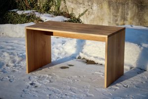 Schreibtisch Massivholz Eiche Möbel Tischlerei Dresden Büromöbel aus Holz nach Maß kaufen