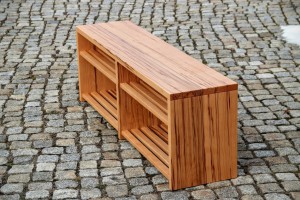 Möbel Dresden Maßgefertigte Schubank Massivholz Kernbuche Möbel aus Holz Tischlerei Dresden Biomöbel aus Echtholz