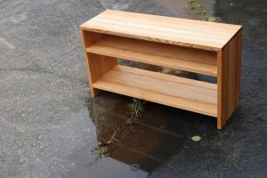 Schuhbank Massivholz Esche Möbel Dresden Tischlerei