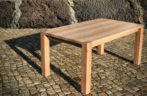 Tischlerei Dresden Tisch Meißen Massivholz Möbel nach Maß Esstisch bianco Eiche weiß