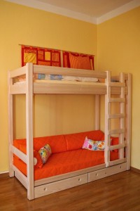 Aufstieg Massivholz Hochbett Etagenbett Kinder Spiel Zimmer Möbel Tischlerei Dresden Stockbett Schlafzimmer