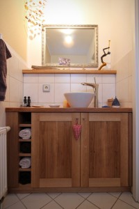 Spa Waschtisch aus Holz Massivholzmöbel Badmöbel Eiche Möbel Tischlerei Dresden