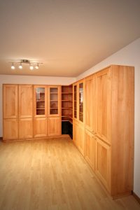 Schrankwand Wohnwand Regal Buche Möbel nach Maß Tischlerei Dresden