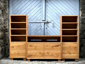 HiFi TV Sideboard Wildeiche gebürstete Asteiche geölte Massivholzmöbel aus Dresden