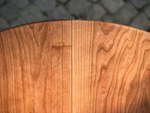 Runder Auszieh-Tisch aus amerikanischer Kirsche ausziehbar Möbeltischlerei Sinnesmagnet Dresden