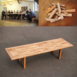 Konferenztisch gross aus Massivholz Möbel Dresden