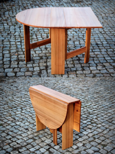 Tischverlängerung rund Massivholz Möbel