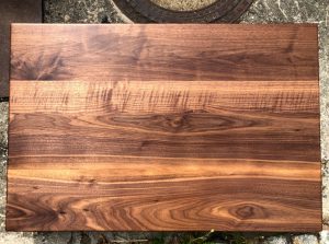 Tischplatte amerikanischer Nussbaum Holzmuster Möbel Tischlerei Dresden