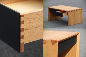 Gesellenstück Tischler Teufelszinkung Eiche Massivholz Möbel Dresden Die Gute Form