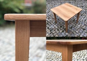 Tisch aus Eiche quadratisch Massivholz Möbel Dresden