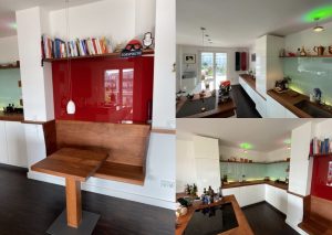 Küchen-Arbeitsplatte aus Massivholz von der Tischlerei Dresden