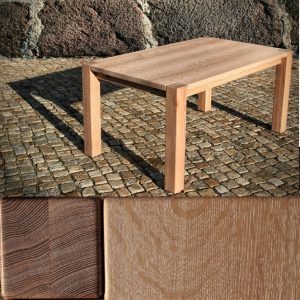 Esstisch Eiche Massiv gekalkt Tischlerei Dresden Möbel Küchentisch