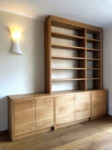 Regal Wohnzimmermöbel Wohnwand aus Eiche Massivholz Möbel Dresden