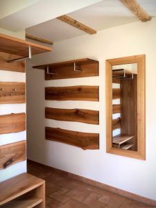 Garderobe Dielen Möbel Spiegel Flurmöbel Massivholz Tischlerei Sinnesmagnet Dresden Schuhbank