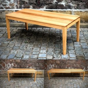 Ausziehbarer Massivholz-Tisch verlängerbar Eiche Vollholz Möbel Dresden