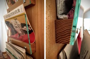 Zeitungsständer Wartezimmer Wandbefestigung Arztpraxis Massivholz Möbel Tischlerei Dresden