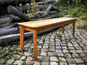 Schuhbank Eiche Massivholz Möbel Tischlerei Dresden