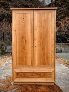 Massivholz Kleider-Schrank Eiche Möbel Tischlerei Dresden