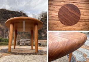 Couchtisch rund runder Beistelltisch