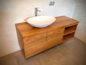 Massivholz Badmöbel Waschtisch