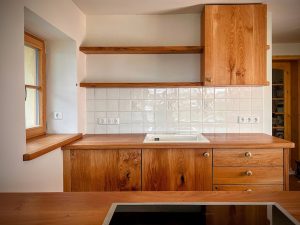 Massivholzküche Eiche Einbauküche nach Maß