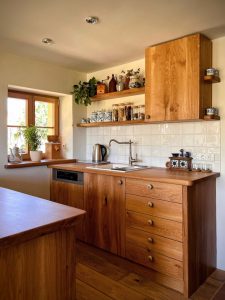 Küche aus Massivholz Eiche, Tischlerei Dresden