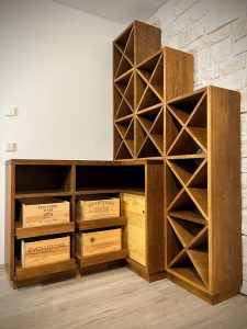 Weinregal Weinkeller Regal Eiche