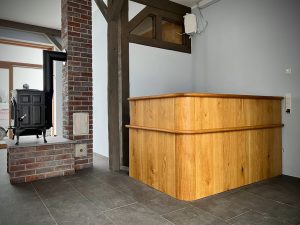 Empfangs-Tresen Praxis Büro Eiche Massivholz Tischlerei