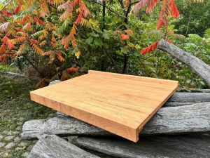 Großes Holz-Backbrett aus Kernbuche