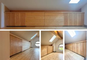 Einbauschrank unter Dachschräge