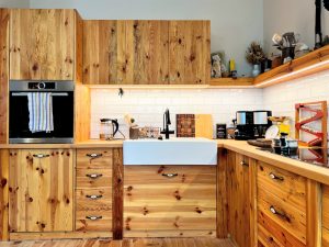 Küche aus Altholz, Massivholz-Küche Dresden