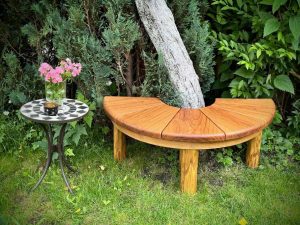 Baumbank Gartenbank um Baum Lieblingsplatz